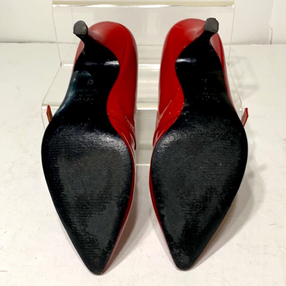Red patent Mary Jane heels BODEN - Picture 10 of 14